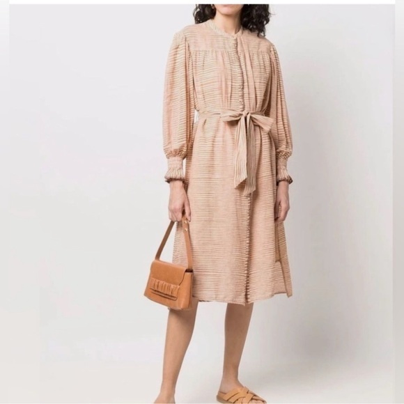 Ulla Johnson Fiora cotton Dress in Fawn